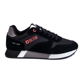 Pánské sportovní boty Memory Foam System Big Star LL174158 Black černá Pánské sportovní boty Memory Foam System Big Star LL174158 Black černá
