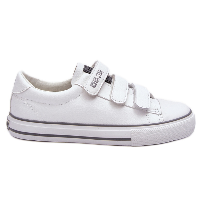 Klasické tenisky na suchý zip Big Star LL274A205 White bílý