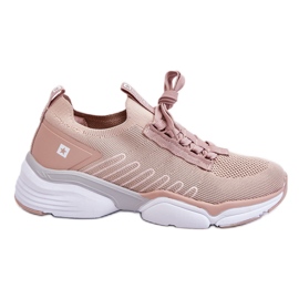 Dámské nazouvací sportovní boty Memory Foam System Big Star LL274A141 Nude růžový