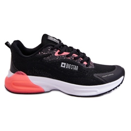 Módní Memory Foam System Big Star Sportovní boty LL274318 Black černý