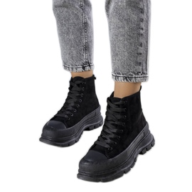 BM Černé tenisky na platformě od Gertrude černá BM Černé tenisky na platformě od Gertrude černá