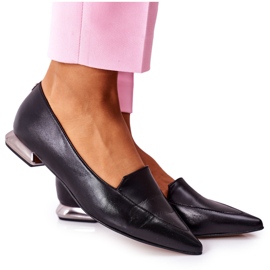 Dámské brogues Laura Messi Black 2074 černá Dámské brogues Laura Messi Black 2074 černá