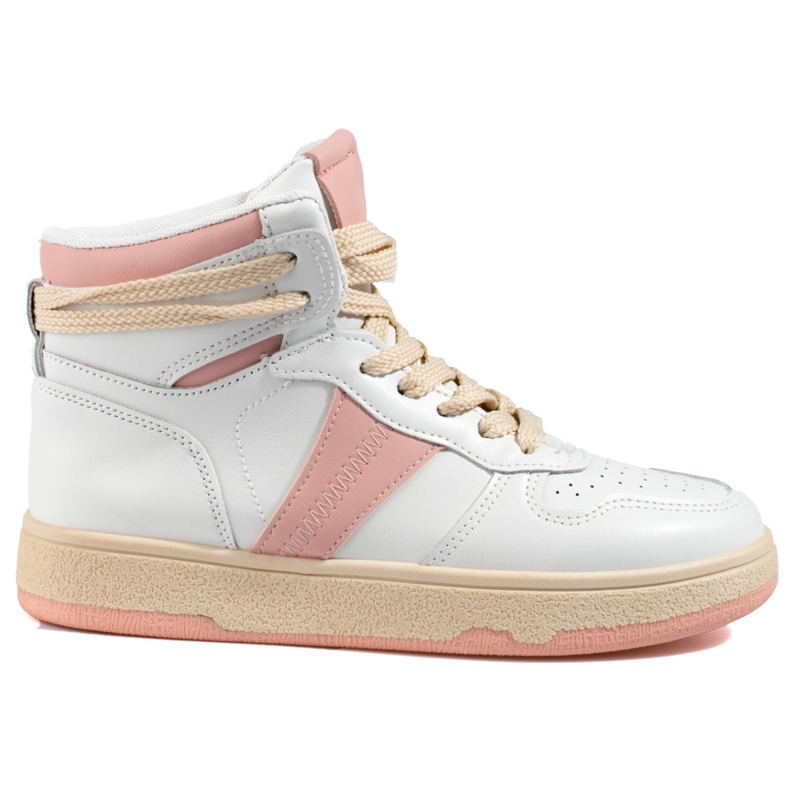 Dámské vysoké bílé tenisky Shelovet bílý