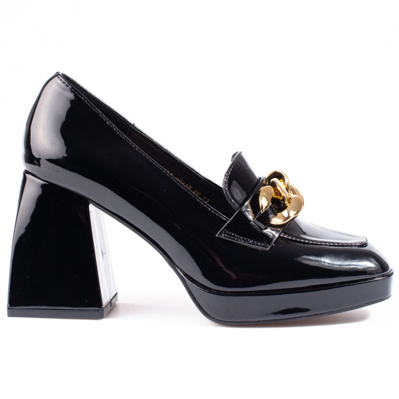 Lodičky na stabilním sloupku Vinceza černé černá