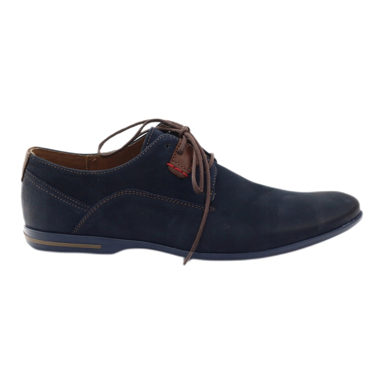 RIKO MENOVÉ PŘIPOMÍNKY 813 Navy Blue Shoes modrý