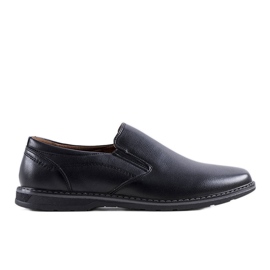 Černé pánské slip-on boty značky Querry černá