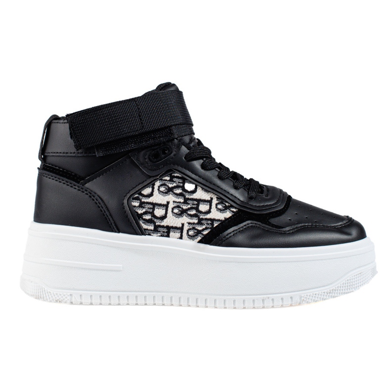 Dámské tenisky Shelovet na vysoké platformě černá