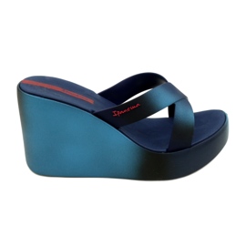 Pantofle na klínku Ipanema 83423 Colore Fem AI974 Modrá/Modrá námořnická modrá modrý