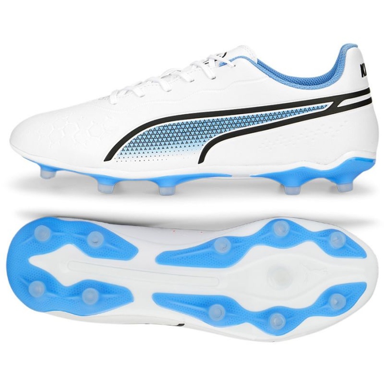 Kopačky Puma King Match FG/AG M 107257 01 bílý bílý