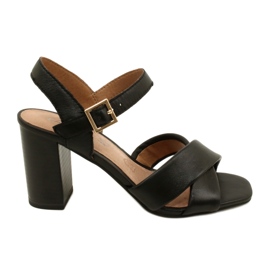 Caprice Sandals Women 9-28302-20 040 Black Softnap černý
