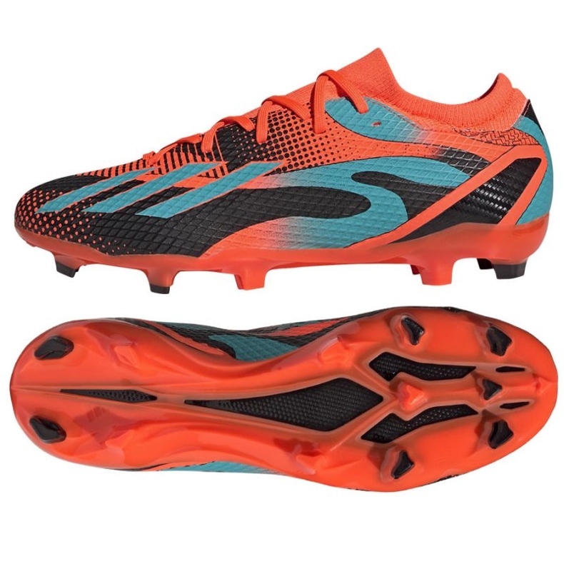 Kopačky Adidas X Speedportal Messi.3 Fg M GZ5146 oranžový pomeranče a červené