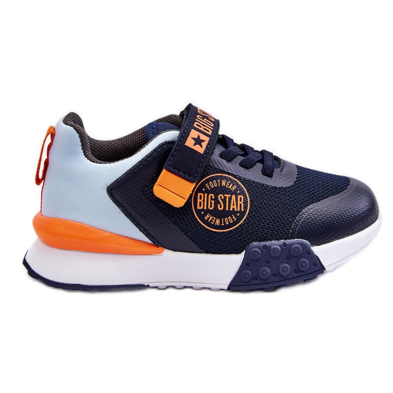 Nízká dětská sportovní obuv Memory Foam System Big Star LL374215 Navy Blue modrý
