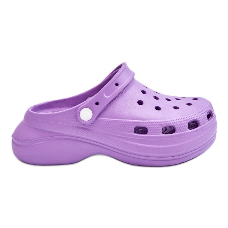FS1 Dámské pěnové pantofle Crocs Purple Coline fialový FS1 Dámské pěnové pantofle Crocs Purple Coline fialový