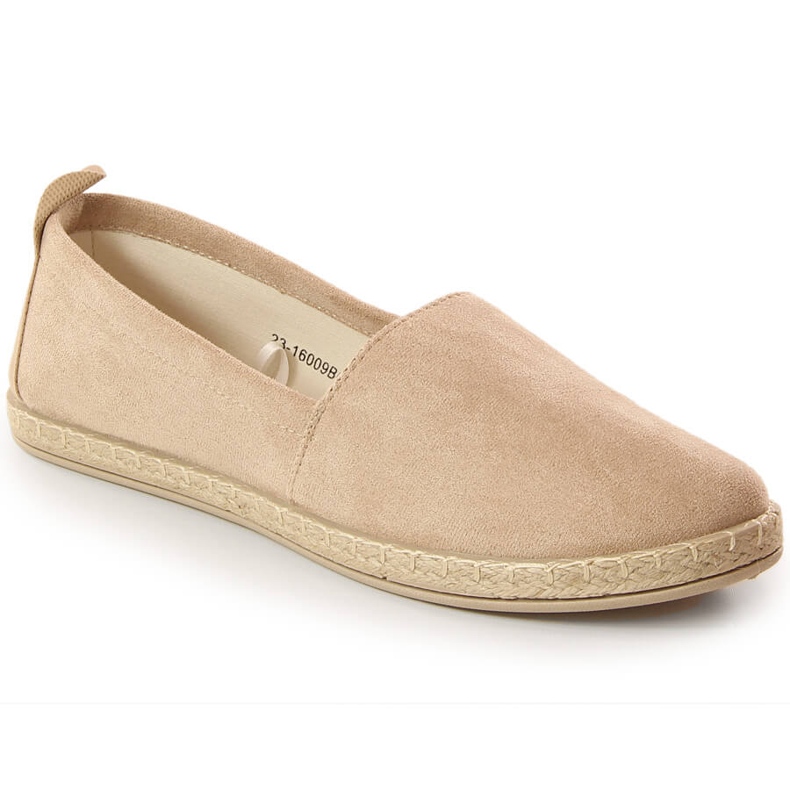 Dámské béžové slip-on espadrilky Potocki 16009 béžový Dámské béžové slip-on espadrilky Potocki 16009 béžový