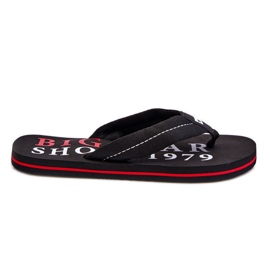 Pánské žabky Big Star LL174614 Black černá Pánské žabky Big Star LL174614 Black černá