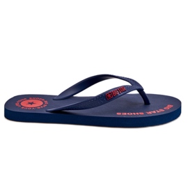 Pánské žabky Big Star LL174424 Navy Blue černý