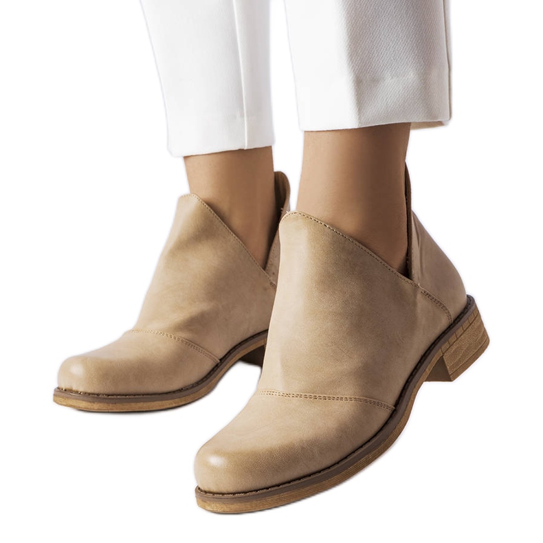 PA1 Béžové kotníkové boty značky Lacombe béžový