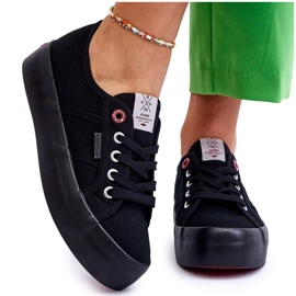 Dámské Tenisky na platformě Cross Jeans LL2R4039 Black černý