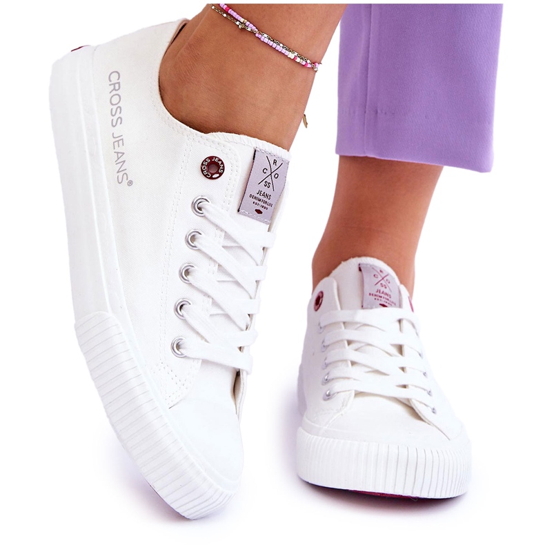 Dámské Tenisky Cross Jeans LL2R4067 Bílé bílý