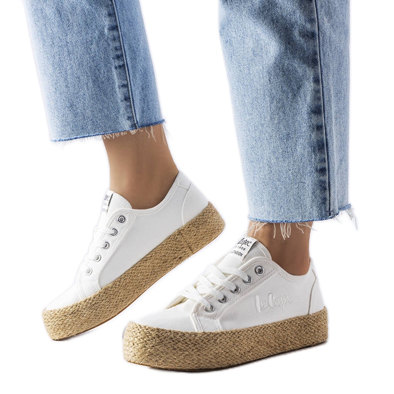Lee Cooper LCW-23-31-1796L bílé espadrilky bílý