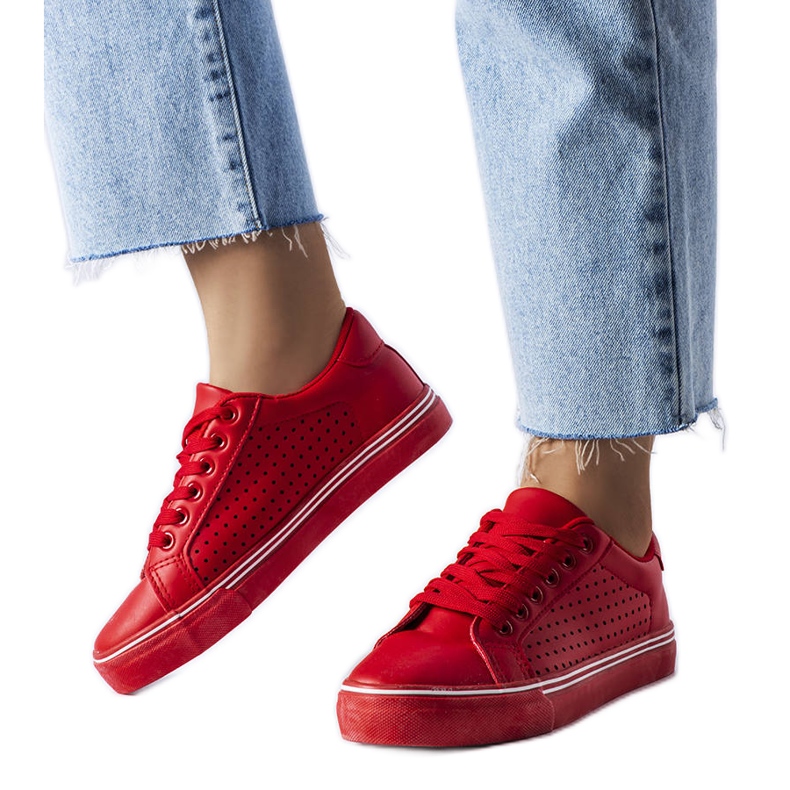 BM Červené tenisky z ekokůže od Joffre