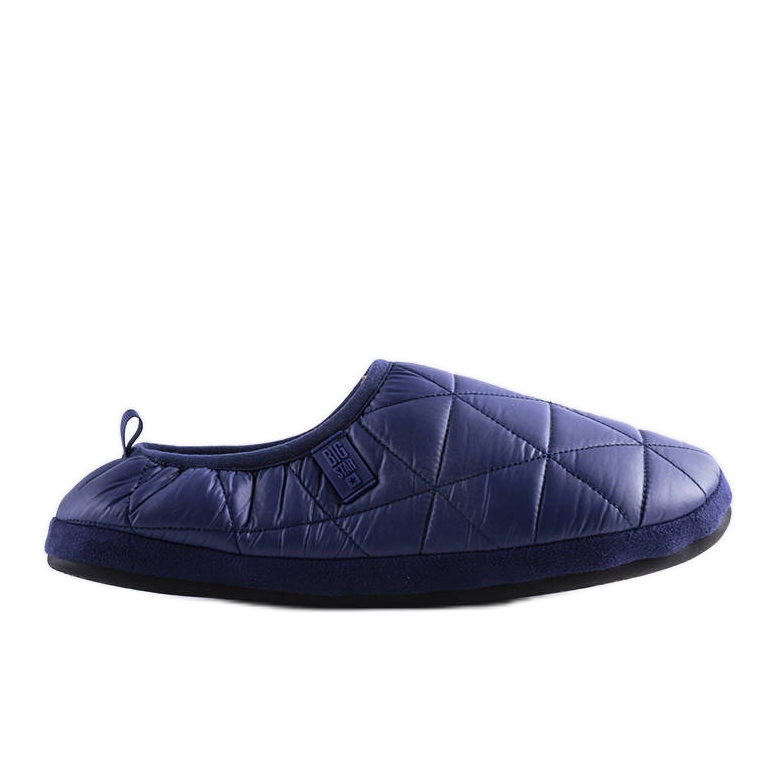 Námořnické modré zateplené pantofle Big Star KK174364 modrý