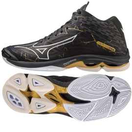 Boty Mizuno Wave Lighting Z7 Mid M V1GA225041 černý černý