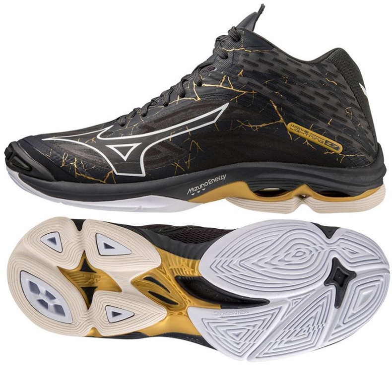 Boty Mizuno Wave Lighting Z7 Mid M V1GA225041 černá černá