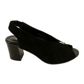 Dámské sandály na Daszyński Post SA169-6 Black černý