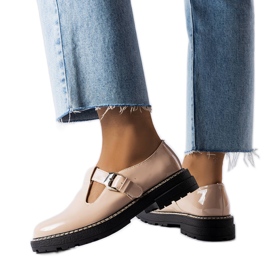 PA1 Béžové lakované boty Vaden béžový PA1 Béžové lakované boty Vaden béžový