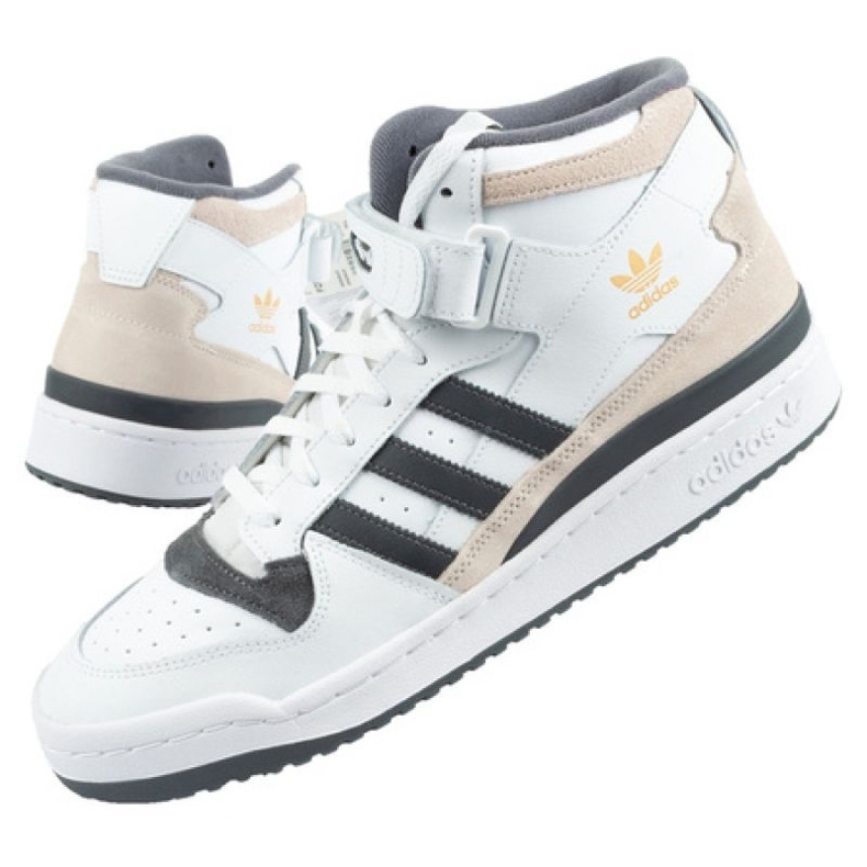 Sportovní boty Adidas Forum Mid M GW4371 bílý