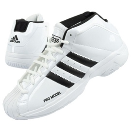 Sportovní boty Adidas Pro Model 2G M EF9824 bílý