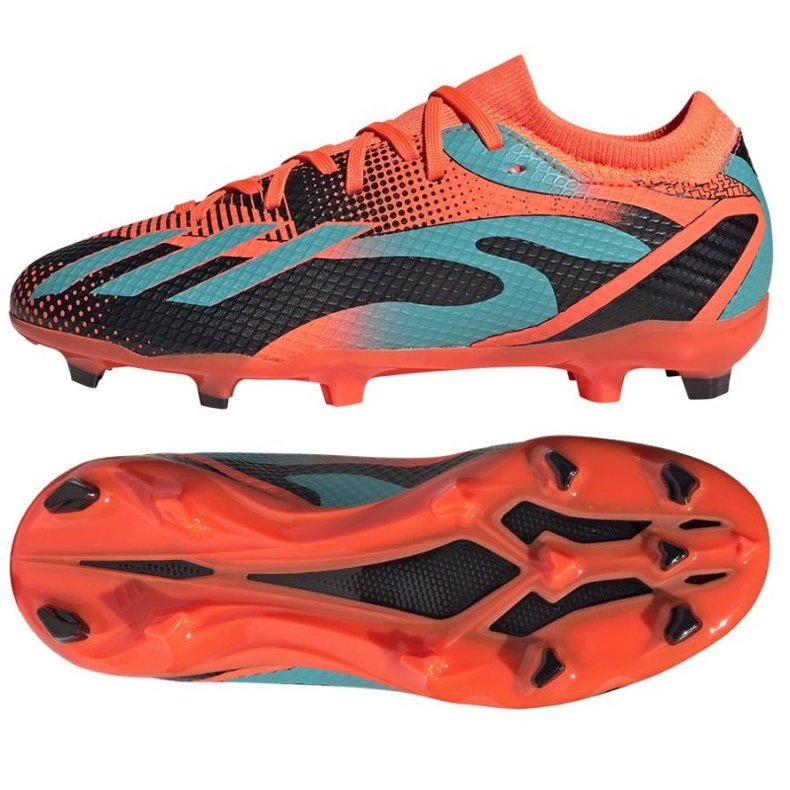 Kopačky Adidas X Speedportal Messi.3 Fg Jr GZ5145 oranžový pomeranče a červené