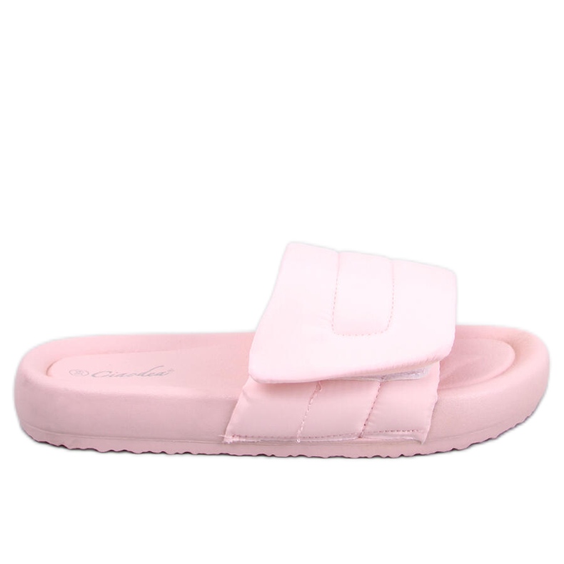 PA1 Cueto Pink nylonové pantofle růžový