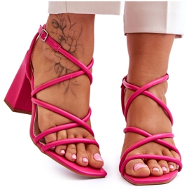 FJ1 Klasické sandály na vysokém podpatku Fuchsia Lucetta růžový FJ1 Klasické sandály na vysokém podpatku Fuchsia Lucetta růžový