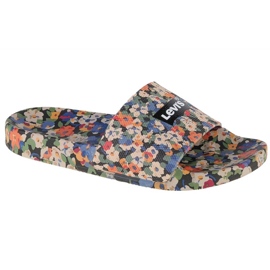Levis Pantofle Levi's June Stamp S 234223-753-17 béžový černý modrý pomerančový zelený