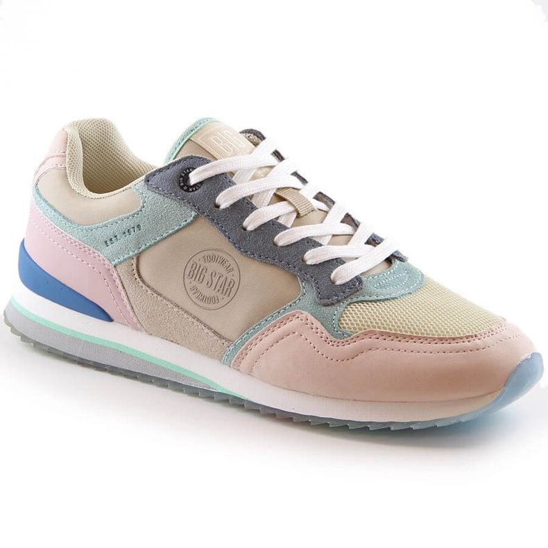 Kožené sportovní boty pro dámské tenisky Big Star LL274347 vícebarevný