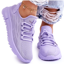 FB2 Dámské nazouvací tenisky Purple Rosett fialová