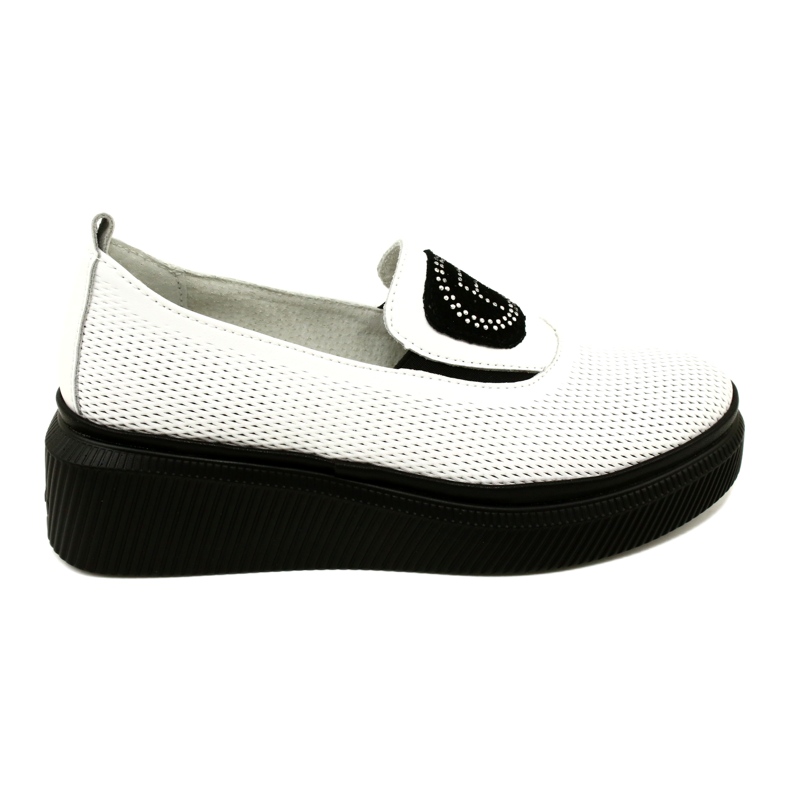 Filippo Bílé stylové kožené dámské boty DP4572/23 WH bílý