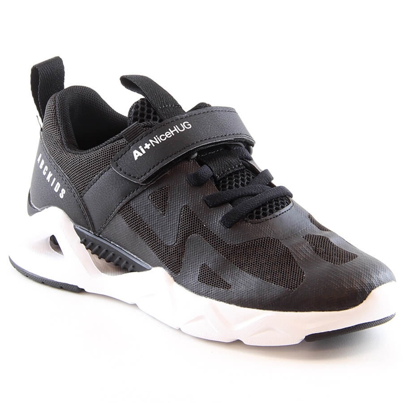 Atletico Dětská sportovní obuv na suchý zip černá AbcKids B022302001 Atletico Dětská sportovní obuv na suchý zip černá AbcKids B022302001