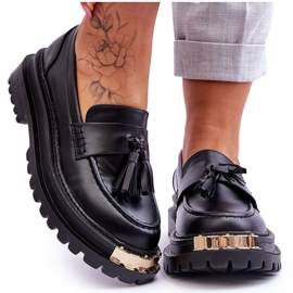 Lonisa Classic Mokasíny se střapci Černá Lonisa černý