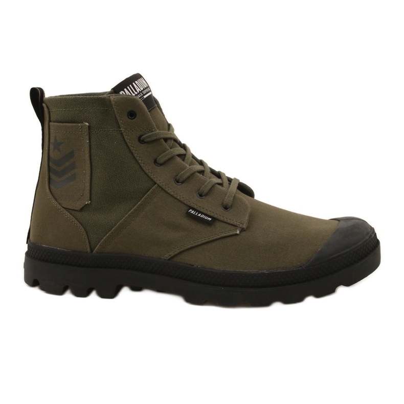Boty Palladium Pampa Hi Army M 78583-309-M zelená