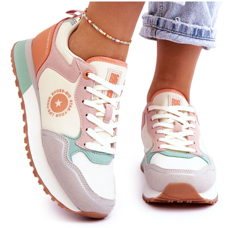 Dámské tenisky Memory Foam System Big Star LL274542 Multicolor vícebarevný