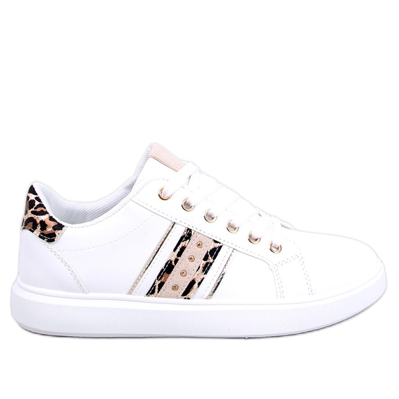 BM Dámské tenisky Henne Leopard bílý