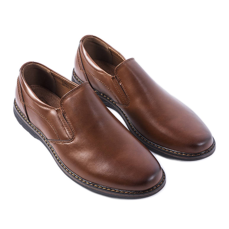 Pánské hnědé nazouváky Querry hnědý