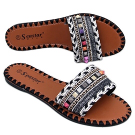 Pantofle Maroko Black Marrakesh černý