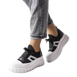 Černé tenisky na platformě Charpentier černý