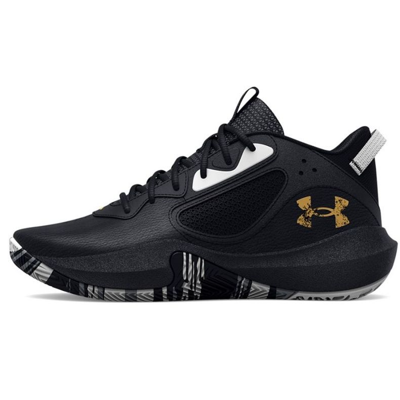 Basketbalové boty Under Armour Gs Lockdown 6 Jr 3025617 003 černá černá