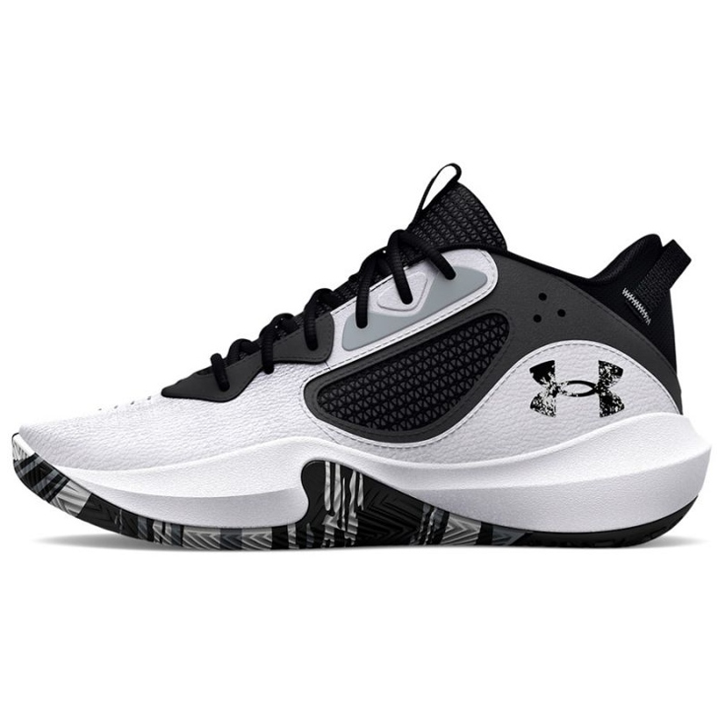 Basketbalové boty Under Armour Gs Lockdown 6 Jr. 3025617 101 bílý bílý
