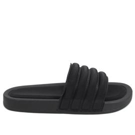 Dámské pantofle Minno Black černá Dámské pantofle Minno Black černá